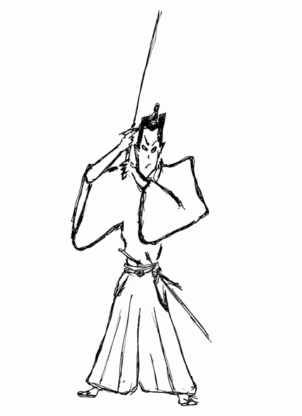 時代物イラスト.時代物イラストレーター,時代物イラストレーター荒井浩之進,侍,samurai,時代物挿絵, illustration, animation,